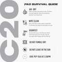 Starpro Boxing Mitts - Punch Mitts Training Hand Pads for Men Women with Secure Hook & Loop MMA Muay Thai (Standard, Black/White)