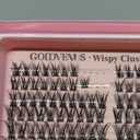 Lash Clusters Kit Wispy Eyelash Clusters Lashes Natural DIY Lash Extension Kit 10-16mm Cluster Eyelash Extensions Kit 300pcs C Curl Individual Lashes Cluster Eyelash (With Tweezers)
