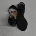 JOY IN LOVE Womens 3.5" Chunky Block High Heels Ankle Strap Heeled Sandals 7.5, Black Matte