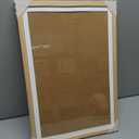 upsimples 12x18 Frame, Natural Solid Wooden Picture Frames, Display 11x17 with Mat or 12 x 18 Without Mat, Vertical or Horizontal Wall Hanging, 1 Pack, Natural