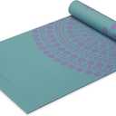 Gaiam Yoga Mat - Premium Print Reversible Extra Thick Non Slip Exercise & Fitness Mat for All Types of Yoga, Pilates & Floor Workouts
