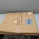 24 Inch Grand Farmhouse Wall Clock, Vintage-Inspired Wood & Metal Design with Large Etched Numbers, Silent Battery-Powered Timepiece for Offices, Kitchens, Bedrooms, and Living Rooms (Brown)