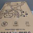 Medium Dog Stroller, Foldable Pet Stroller with Adjustable Handle & No Zip Entry, Storage Basket & Cup Holder, Canopy, Mesh Windows, Ideal for Medium Dogs and Cats Up to 50lbs, Black