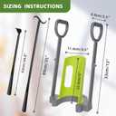 Compression Sock Aid Device - Sock Aids for Compression Stocking - Helper Device for Putting on Hosiery -with Replaceable Dressing Stick