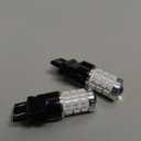 AUXLIGHT 3157 3156 3057 4157 3157K LED Bulbs Brilliant Red, Ultra Bright 60-SMD LED Replacement for Brake/Tail Lights, Blinker Lights, Turn Signal/Parking or Running Lights (Pack of 2)