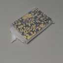 Floral Print Book Light,3-Color Book Lamp Book Lovers Gifts | 1200mAh Portable Foldable Paper Desk Lamp | Night Reading Bookshelf Lamp,Valentine Ambient Lighting Decorations Gifts(Black Gold)