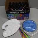 JOYIN Washable Tempera Paint Set for Kids 42PCS, Non Toxic Liquid Paint with 15 Brushes and 4 Palettes - Art Supply for Kids for Arts and Crafts Project, Finger Painting (2 oz Each)