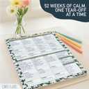 2 x Undated Weekly Planner - (8.5''x11'') 52 Tear Off Sheets | Weekly To Do List Notepad with Event & Dinner Section | Things To Do Notepad | Ideal Productivity Planner - Habit Tracker and More