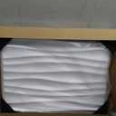 Art3d 24-Pack 3D Wall Panels for Interior Wall Dcor, PVC Wavy Textured Accent Wall Paneling for Living Room Bedroom TV Backdrop Office, 15.7 x 11.8 Inch - White