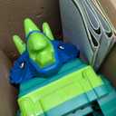 TEMI Dinosaur Truck Toy for Kids 3-5 Years, Triceratops Transport Car Carrier with 8 Dino Figures, Activity Play Mat, Dino Eggs and Trees, Capture Jurassic Dinosaurs Play Set for Boys and Girls