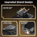 for Samsung Galaxy S23 Case[Built-in Camera Cover Kickstand][Compatible with MagSafe][Military Drop Protection][Dual Layer Design] Heavy Duty Rugged Shockproof for S23 Case,Midnight Black