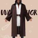 Spooktacular Creations Halloween Mens Tunic Hooded Cloak, Knight Costume Men, Tunic Hooded Robe with Pants for Halloween (M)