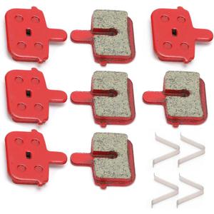 VGEBY 4 Pairs Brake Pads Resin Semi?Metal Braking Replacement for Electric Vehicle Mountain