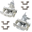 FEXON 2pc Disc Rear Brake Caliper Assembly with Bracket Replaces 18B4926