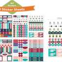 Y&I Bullet Dotted Journal Kit, A5 Hardcover Dotted Journal Notebook with 200 Pages, 120GSM Thick Paper, Stencils Stickers Pens Washi Tapes, Dotted Journaling Kit for Beginners Women Teen Girls (Gray)