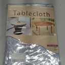 DurableDelights Clear Plastic 100% Waterproof Tablecloth, 60 x 90 Inch Oval, PVC Material, Tablecloth, Transparent, Solid, Modern Style, Spill Resistant, Wipe Clean, All-Season Use