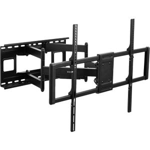 VIVO Heavy Duty 60 to 120 inch Extra Large Screen TV Articulating Wall Mount for LCD LED Flat and Curved Screens, Extended Arm Swivel Mount, Max VESA 900x600mm, Black, MOUNT-VW120M