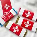 Piowet Video Game Party chocolate bar MEDKIT label birthday party game birthday party decorative MEDKIT Wrapping paper 24p (Sticker wrapping paper)
