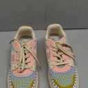 Women's Platform Sneakers Rhinestone Fashion Chunky Casual Sparkly Retro Braided Walking Shoes, Size 9