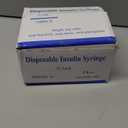 0.5ml Syringe with Cap 31G 5/16-inch 8mm Lab Syring, Pack of 100, Disposable 0.5cc 31 Gauge Individual Package