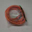 YAMATIC Heavy Duty Short Garden Hose 5/8 in x 10 ft with Swivel Fitting, Super Flexible Leader hose,All-weather, Lightweight, Burst 600 PSI (Orange)