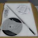 Ceiling Fans with Lights, 42 Inch Ceiling Fan with Light And Remote, 3CCT Flush Moun Low Profile Ceiling Fans, 6 Speed Noiseless LED Ceiling Fan, Black Ceilings Fan with Remote for Bedroom Living Room