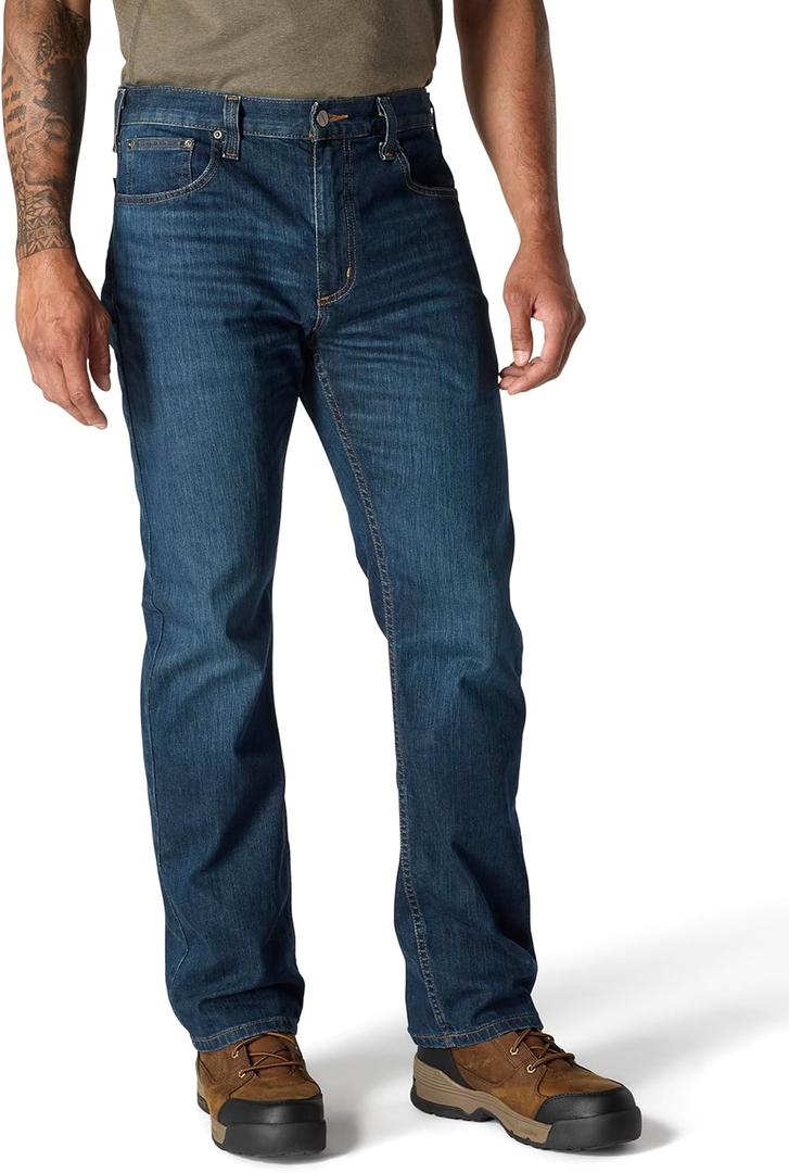 Carhartt Men's 102804 Rugged Flex Relaxed Fit 5-Pocket Jean (38W x 30L, Clearwater)