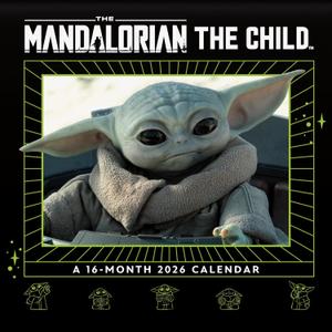 2026 Star Wars: Mandalorian - Grogu Wall Calendar