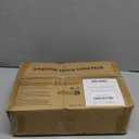 Delamu Stackable Metal Fruit Basket with Wood Lid 2 Pack, Hanging Wall Organizer for Kitchen Counter, Pantry Storage for Onions, Potatoes, Garlic, Fruits, Spices, Black