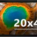 20x40 Picture Frame for Wall Display, 20x40 Black Picture Frame with Shatter Resistant Plexiglass, Stable and Sturdy 20 x 40 Poster Frame for Wall Display, Handpicked Gift Collection, 1 Pack