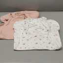 2-Pack Organic Baby Sleep Sacks, 100% Cotton - Soft & Breathable 0.5TOG Baby Wearable Blanket, Toddler Sleeping Sack 6-18 months, Easy to Wear Transitional Swaddles for Newborns (Butterflies, M)