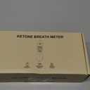 Ketosis Mete for Ketosis Testing - Professional Ketosis Breath Analyzer Home Ketone Breath Meter High Accuracy Ketosis Breath Tester with 10 Mouthpieces