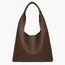 Amzufs Slouchy Hobo Tote Bags for Women - Retro PU Leather Shoulder Handbag Purse Large Capacity 2pcs