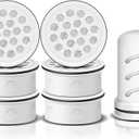 JOOGTO Water Filter Replacement for Lifestraw® Home Dispenser 18 C/Glass Pitcher 7 C/Plastic Pitcher 10 C/Plastic Pitcher 7 C.6 Activated Carbon + Ion Exchange Filter and 1 Membrane Micro Filter (6+1)