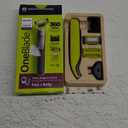 Philips Norelco OneBlade 360 Hybrid Face + Body, Electric Beard Trimmer, Shaver and Body Groomer, with 360 Blade Technology, 1x 360 Blade for Face, 5in1 Adjustable Comb, 1x Body Kit, Model QP2834/70 (Black/Lime Green)