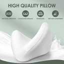 Memory Foam Medium Firm - Gel Foam Pillows for Sleeping Standard Size - Orthopedic Bed Pillows for Neck Pain - Stomach and Back Sleepers