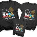 Family Vacation Shirts 2026 Family Matching Outfits Magical Tshirt for Family Cruise Trip Clothes Summer Travel Tops (Small, Grey)