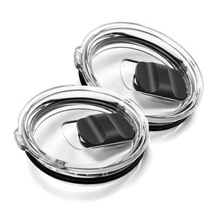 2Pcs 30oz Yeti Tumbler Lids, Replacement Yeti Tumbler Lids with Magnetic Slider Switch, for 30 oz Tumbler, 14 oz Mug 35oz Straw Mug, Spill Proof Coffee Cup Cover Lids, BPA Free