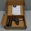 Contemporary Madison Door Lever - Privacy - Matte Black, 1-Pack