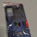 Ailiber for Lively Jitterbug Smart 4/TCL 40 T Phone Case, TCL 40 XL T608M Case with Screen Protector, Ring Kickstand for Magnetic Car Mount, Heavy Duty Shockproof Phone Cover for TCL 40XL-Blue