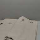 Amazon.com: H.VERSAILTEX Linen Blackout Curtains Durable Thick Textured Linen Look 100% Blackout Patio Door Curtain Anti Rust Grommet Extra Wide Sliding Door Curtain Panel, Bleached Sand, W100 x L96 inch : Home & Kitchen