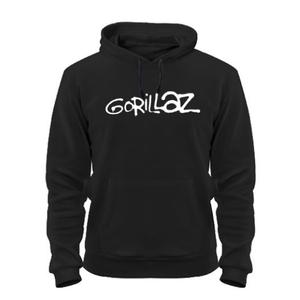 Black Hoodie Gorillaz, Black, M