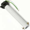 Ceiling Fan Extension Rod,Ceiling Fan Downrod with Ball Head,Downrod Extension for Fan,1 inch Outside Diameter, Boom Suitable for a Wide Range of (white, 12 inch)