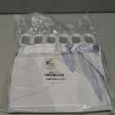 Navy Watercolor Floral Shower Curtain, Blue Plant Leaves with Flower Shower Curtains for Summer Bathroom Decor, Extra Long Fabric Botanical Waterproof Shower Curtain Set with Hooks 72x84 Inch