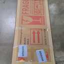 Arched Full Length Floor Mirror, Oval Full Floor Mirror, Large Wall Mounted Arched-Top Body for Living Room, Bedroom, Bathroom, Entryway, Dressing Room (Gold, 64 * 21)