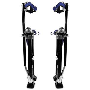 Drywall Stilts 24"-40"Height AdjustableAluminum Tool Stilts Suitable for Painting Walls, Pruning Branches, Cleaning,Performing Arts Activities.(Black)