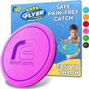 Soft Flying Disc for Kids - Best Girl Toys Age 4 & Up - Engaging Toy for 7 Year Old Girl Birthday Gifts - Summer Toys for Girls All Ages - Fun Sports Toy & Party Favors & Outdoor Toys Age 6-8 (Pink)