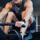 Sport Band Compatible with Apple Watch 38mm 40mm 41mm 42mm 44mm 45mm 46mm 49mm, Replacement Soft Silicone Strap Wristbands for iWatch Series 10/9/8/7/6/5/4/3/2/1 Ultra SE Women Men, Black