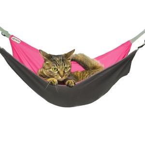 Cat Hammock - Washable Soft Outdoor Mat, Waterproof Cooling Pad for Cats & Small Animals (Large, Red) (22.0"L x 17.0"W x 0.2"Th)