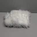 Ashler Faux Fur Rug, Fluffy White Small Sheepskin Rug, Ultra Soft 2x3 Ft Mat, Machine Washable Shag Mats, Nursery Throw for Bed, Living, Kids Room